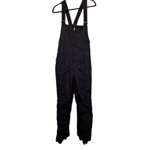 Black Bear Mens Large Insulated Bib Overalls With Adjustable Straps